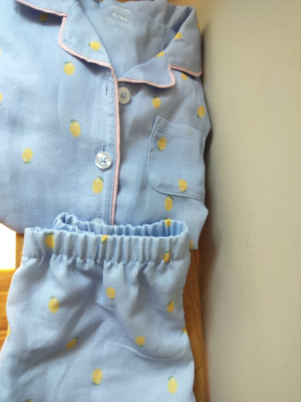 Carters Girls 8 Pajama Set - Picture 6 of 6